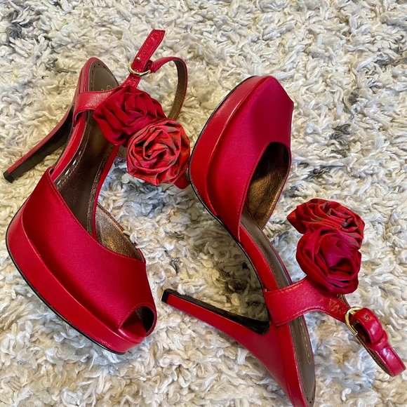 Coach Red Platforms - Picture 6 of 6